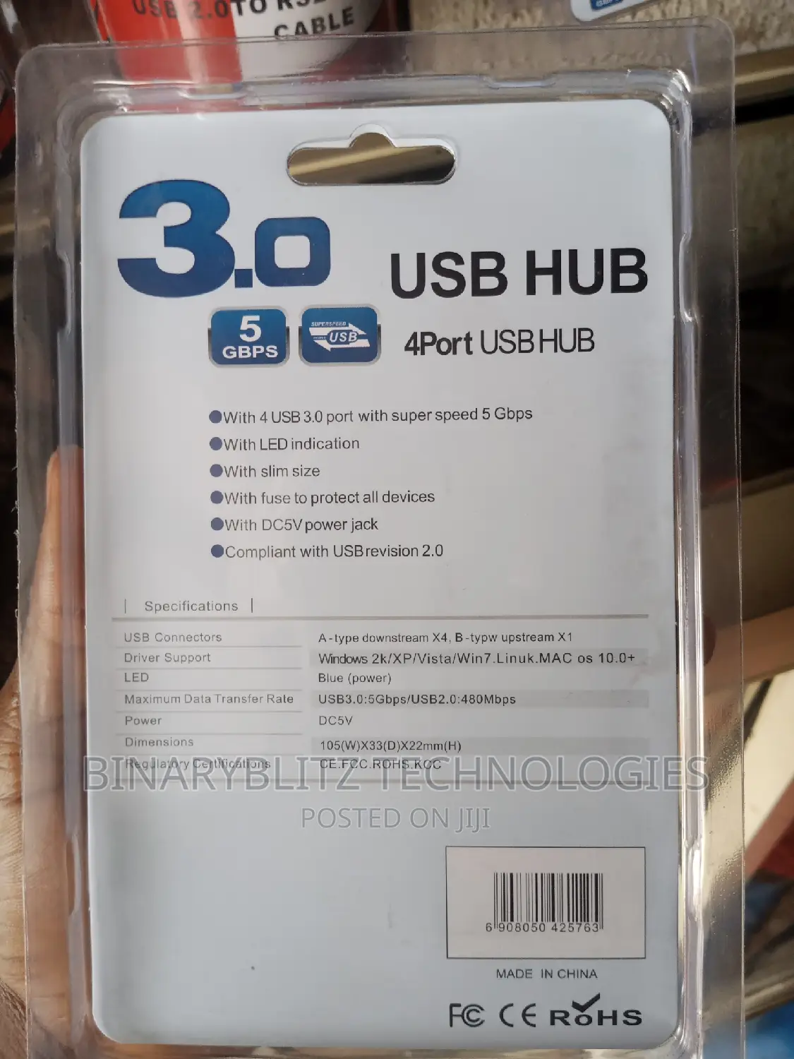 4 Ports Usb 3.0 Hub