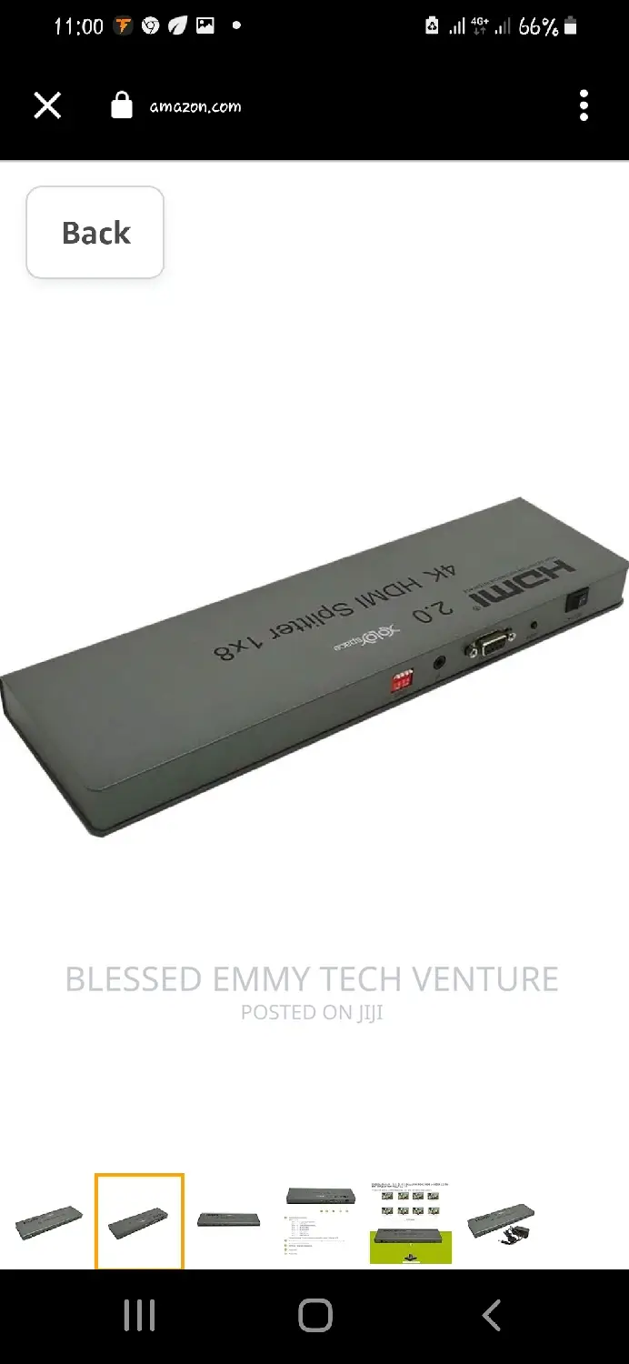 1 in 8 Out 60HZ HDR HDMI Splitter With Output