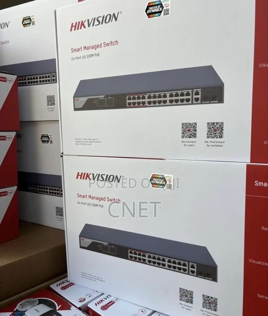 Hikvision 24port 10/100m Poe