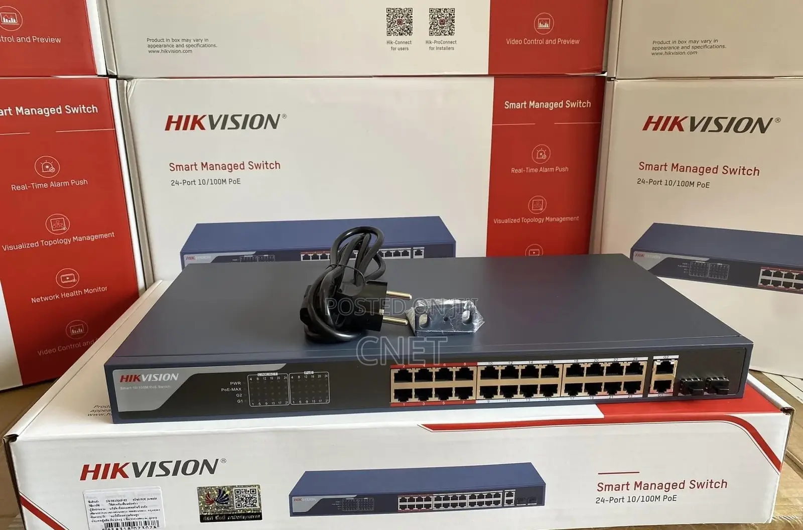 Hikvision 24port 10/100m Poe