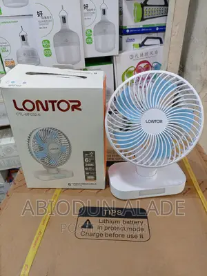 2400mah Lontor Rechargeable Fan