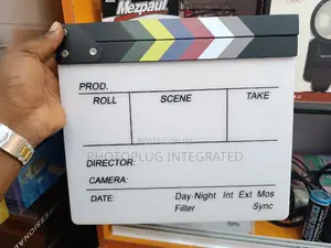 Clapper Board. Movie Film Director Clap Board