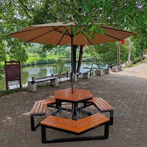 Imported Design Luxury Quality Outdoor Wooded Seater