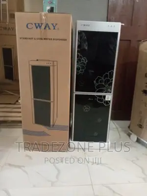 Water Dispenser With Fridge |BLACK