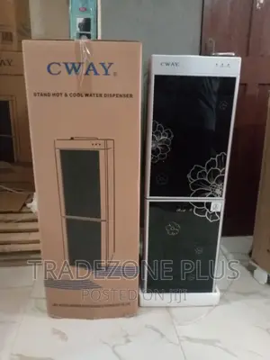 Cway Lm-Yl1-58b-20 Water Dispenser With Fridge |Black