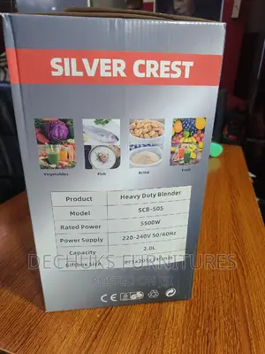 >>Silver Crest High-Performance Multi-Function Blender 5000W