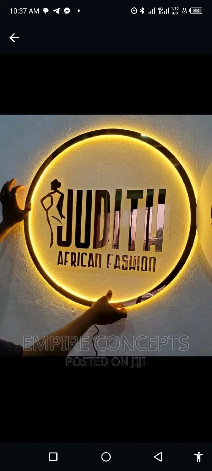 3d Logo Signage With Led Light