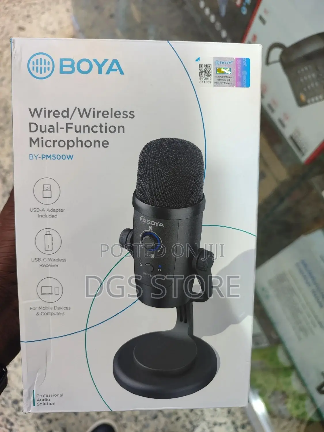 Boya by PM500W Wired/ Wireless Dual Function Microphone 