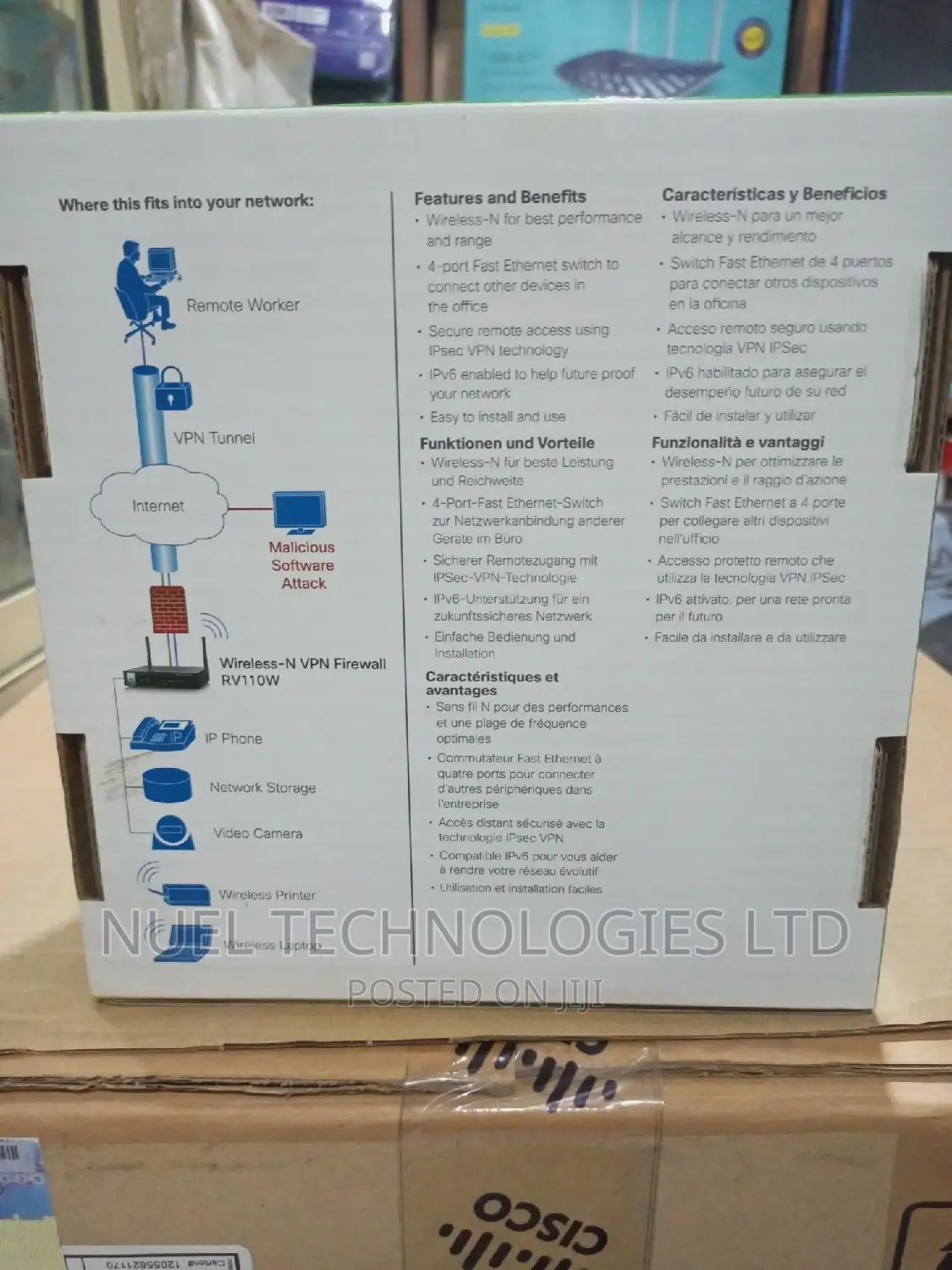 Cisco Wireless-N VPN Firewall Router