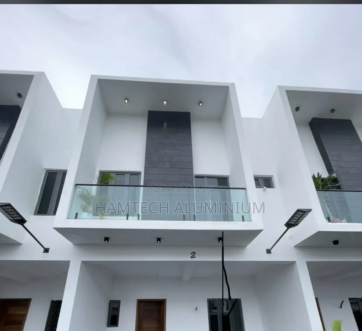 Balcony 10mm Thick Tempered Glass Handrail