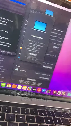 Laptop Apple MacBook Pro 2017 16GB Intel Core I7 SSD 256GB