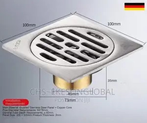 Original Floor Drain for Toilet and Kitchen
