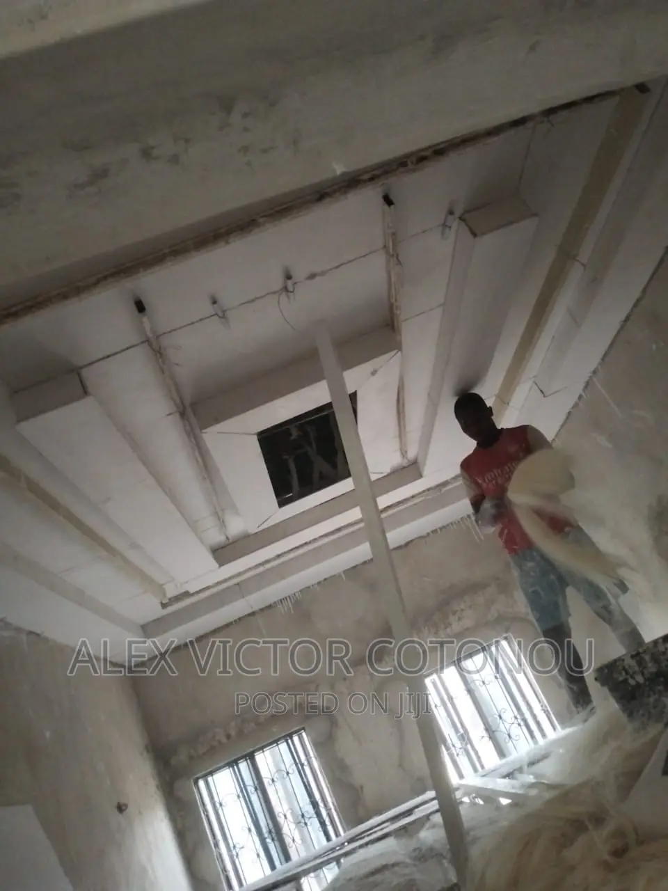 Pop Ceiling Work in Progress