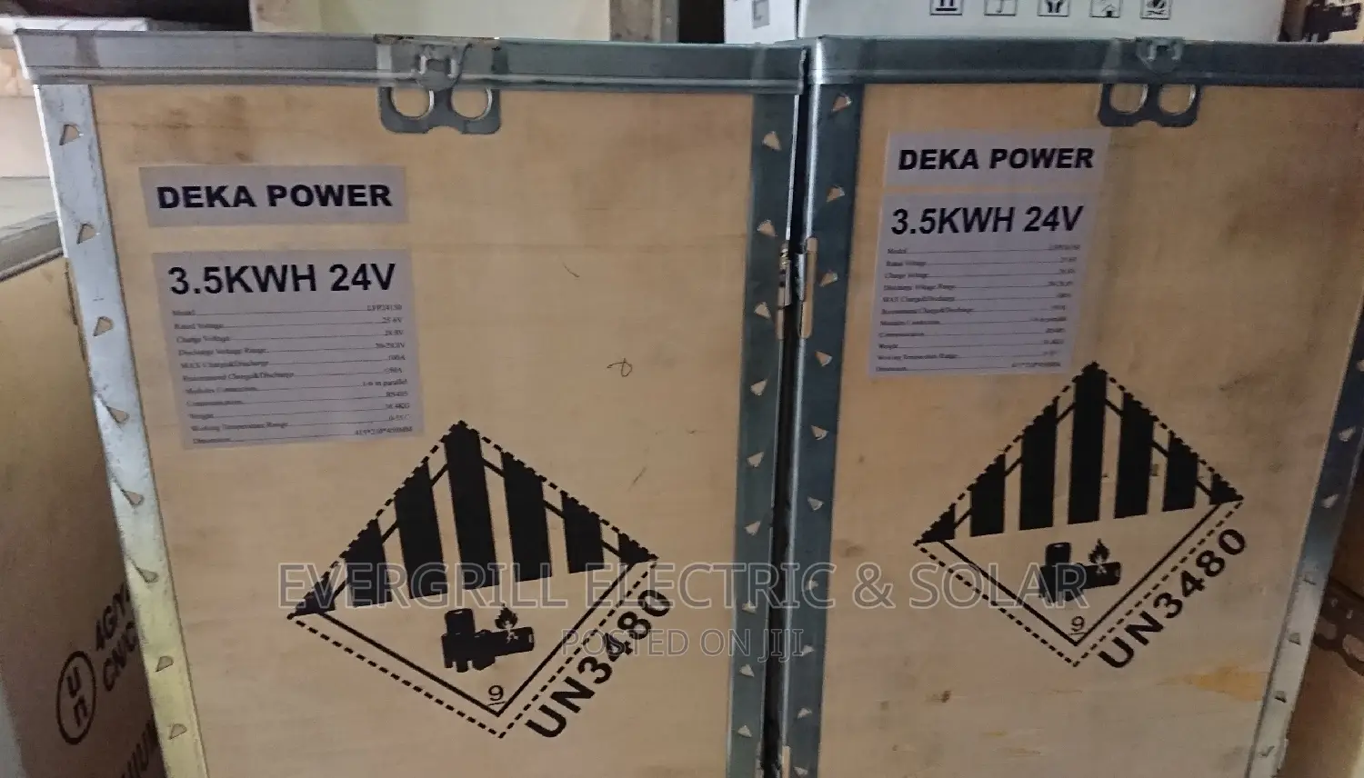 Deka Power Lithium Battery 3.5kwh 24V 3years Warranty