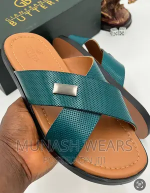Italian Leather Butteri Slipers