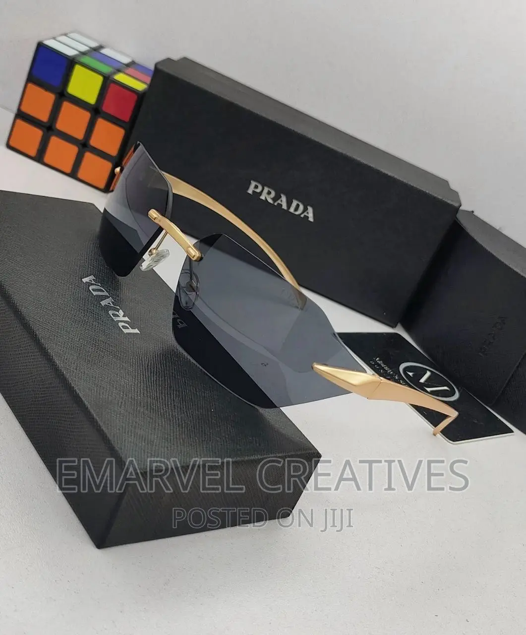 Latest Prada Rimless Sunglasses