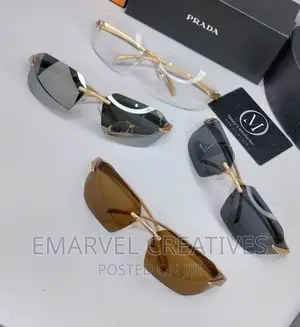 Latest Prada Rimless Sunglasses