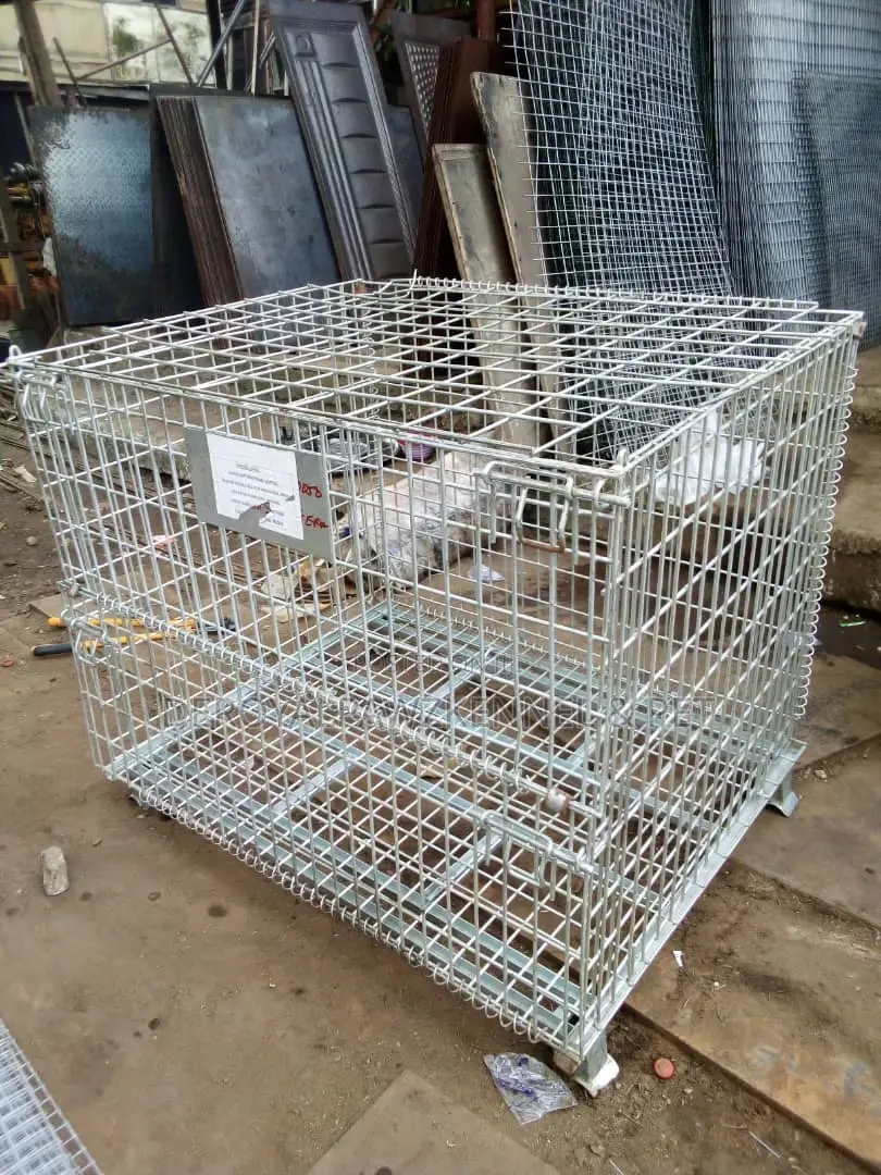 Imported Collapsible Galvanised Iron Dog Cage