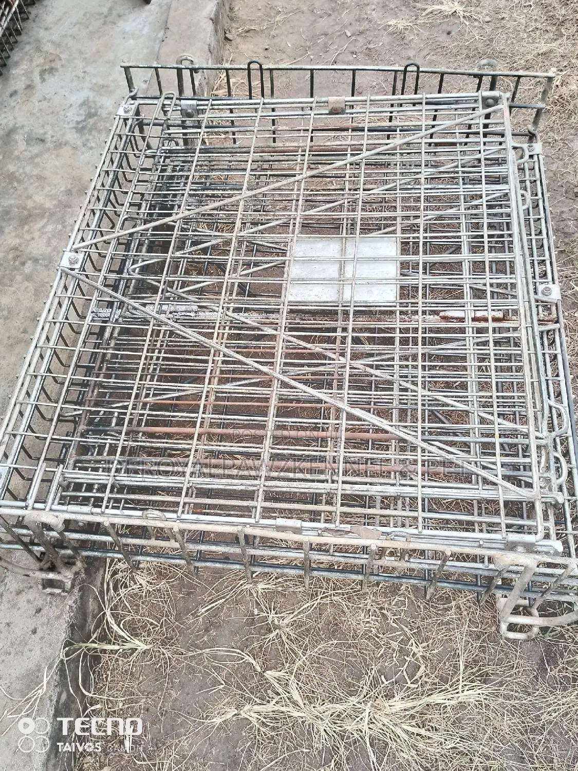 Imported Collapsible Galvanised Iron Dog Cage