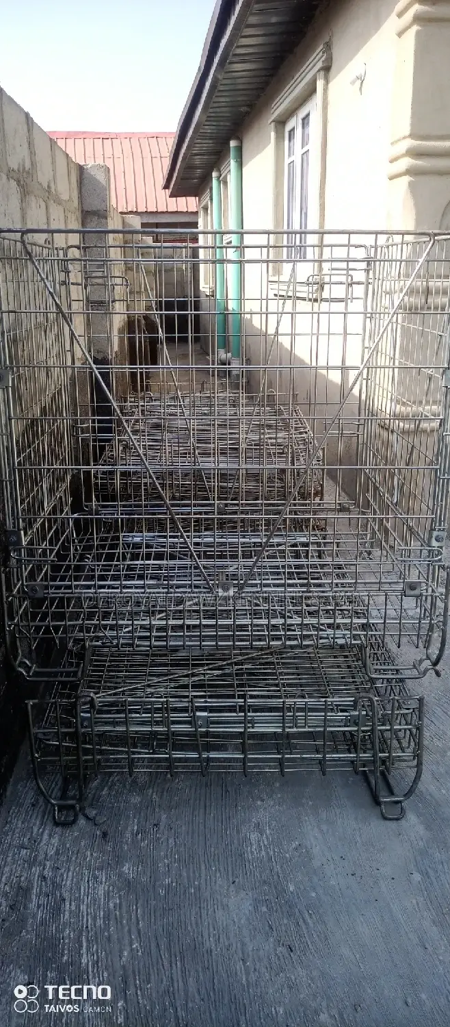 Imported Collapsible Galvanised Iron Dog Cage