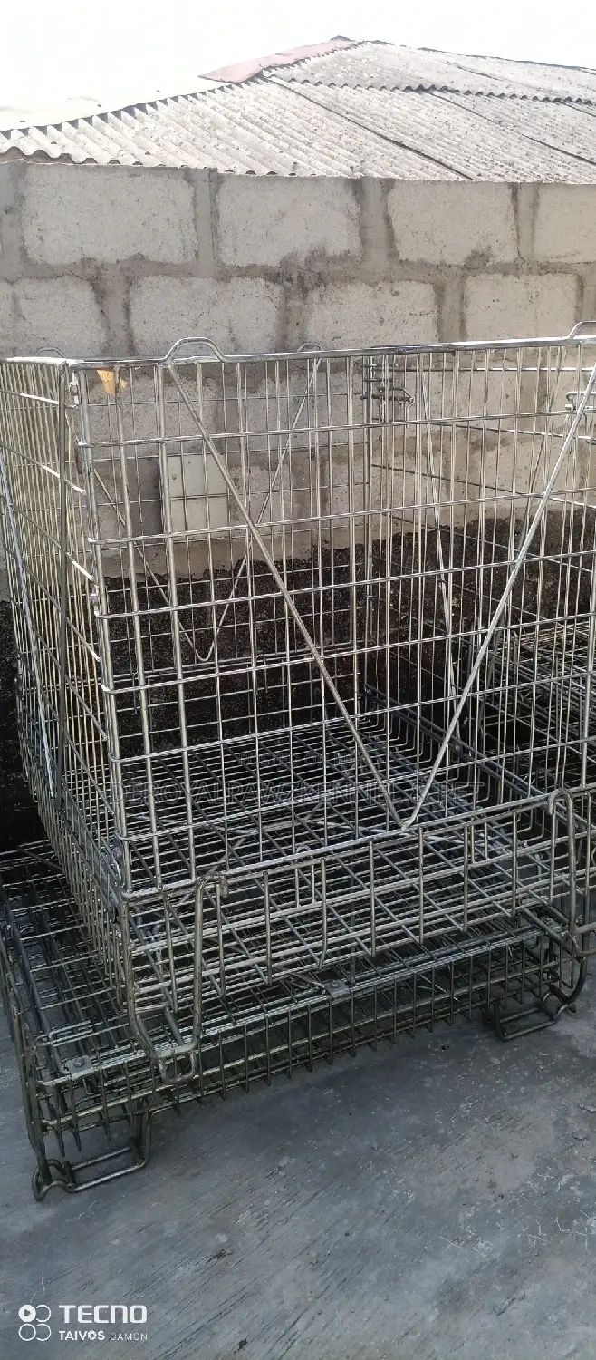 Imported Collapsible Galvanised Iron Dog Cage