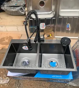 Handmade Black Luxury Kitchen Sink Mixer No Follow