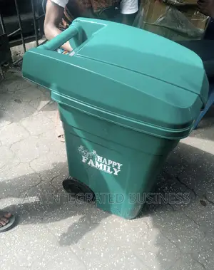 120L Industrial Waste Bin Green
