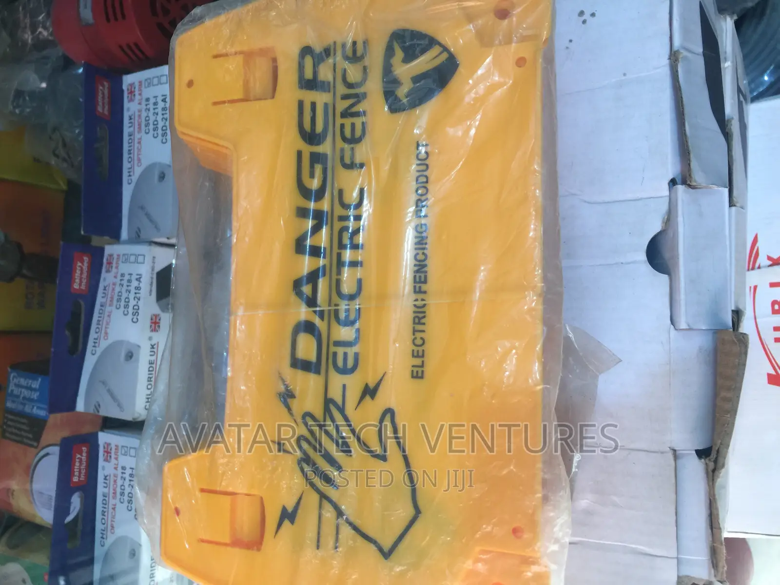 Electric Fence Caution Sign