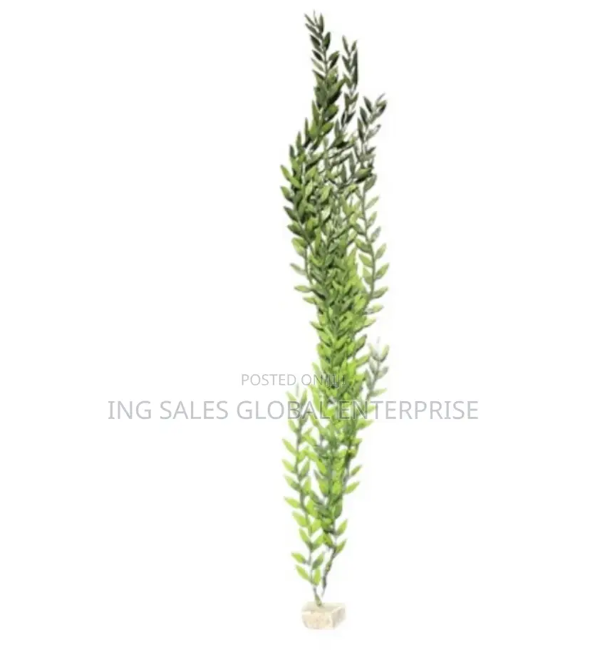 17" Aquarium/Fish Bowl Artificial Plant - Green