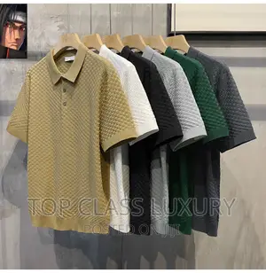 Original Mature Knitted Collar Neck Shirts