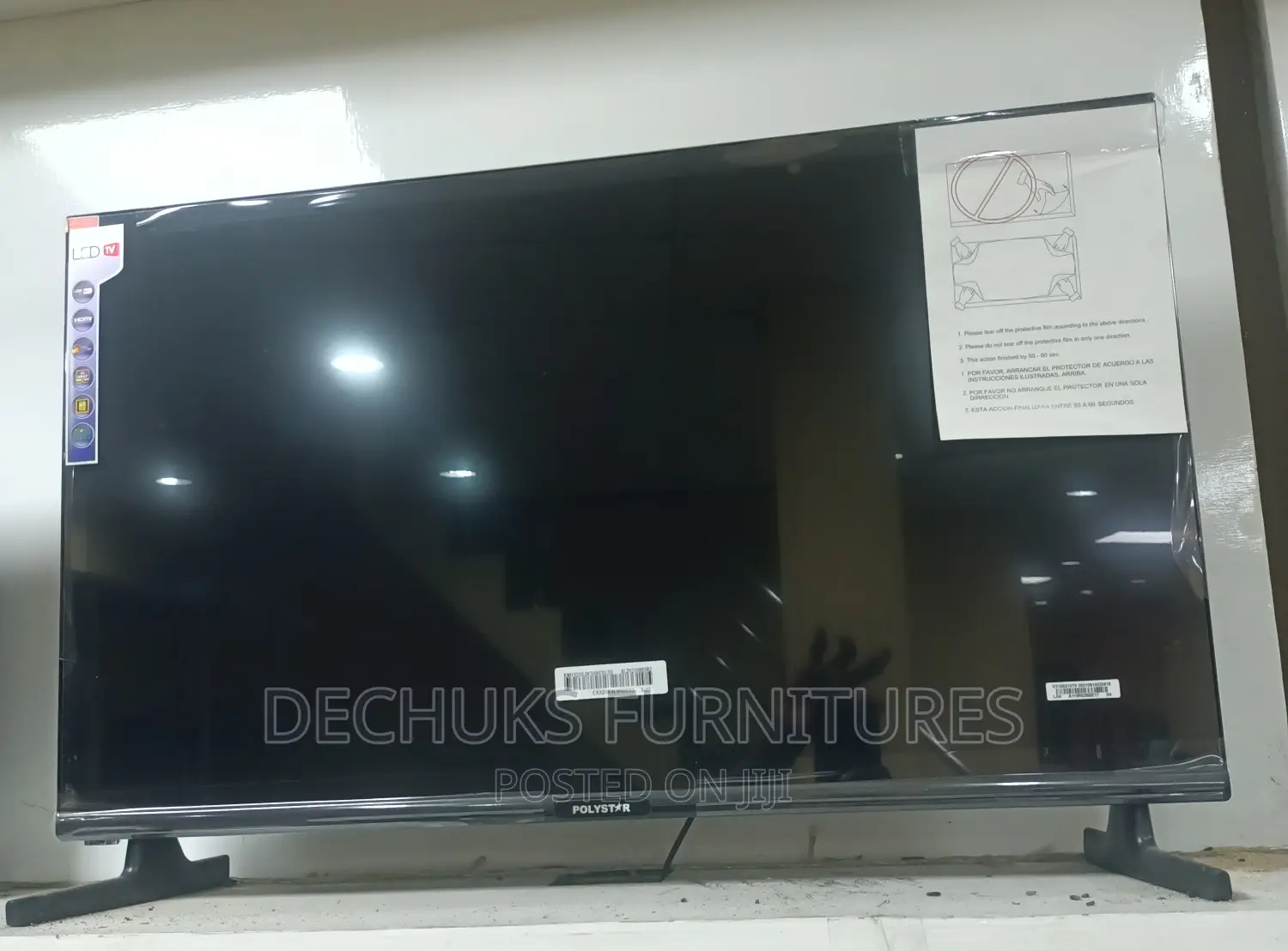 Polystar 32”Inch Dled Android Smart TV (Bluetooth/Frameless)