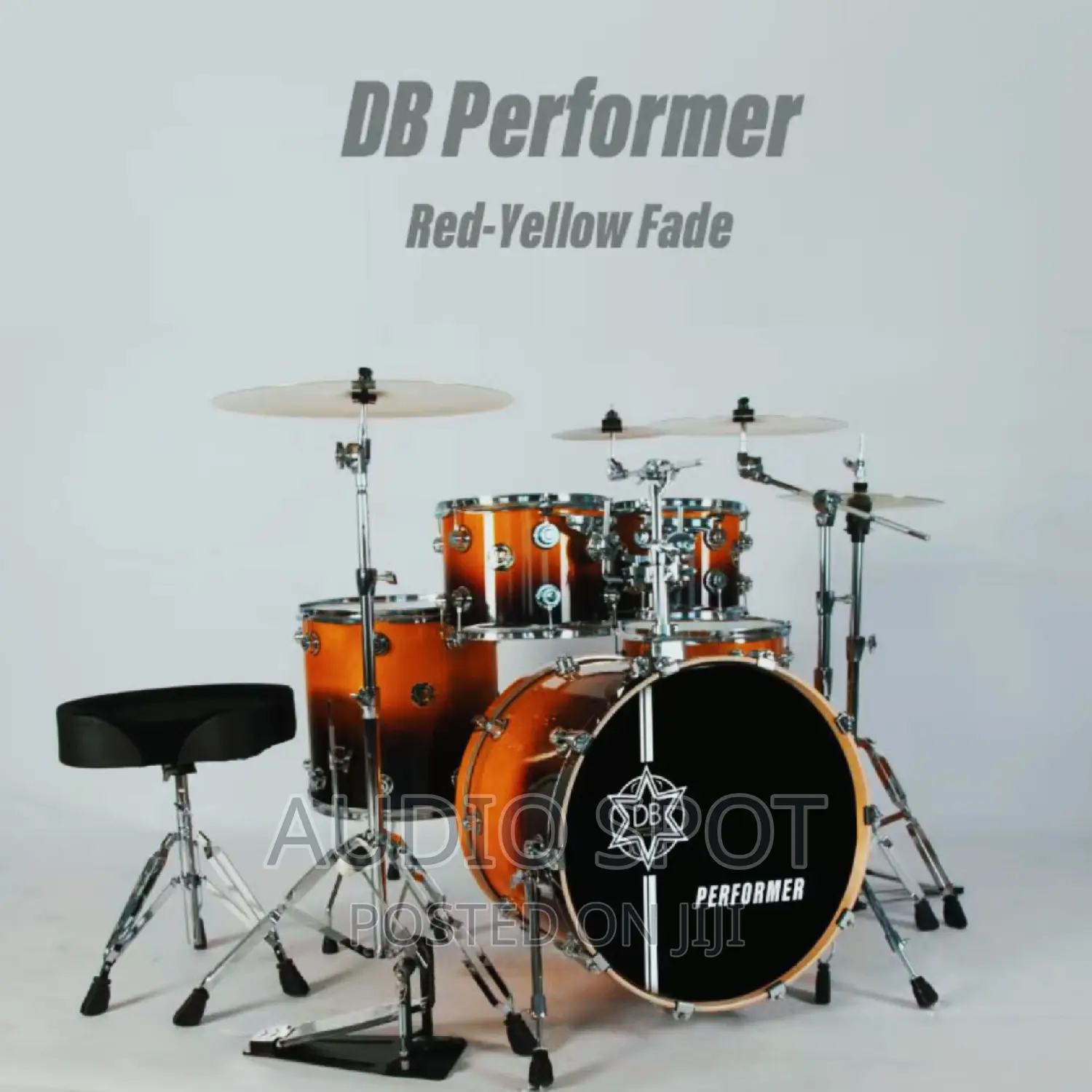 D-b Performer Professional 5pcs Acoustic Drum Set