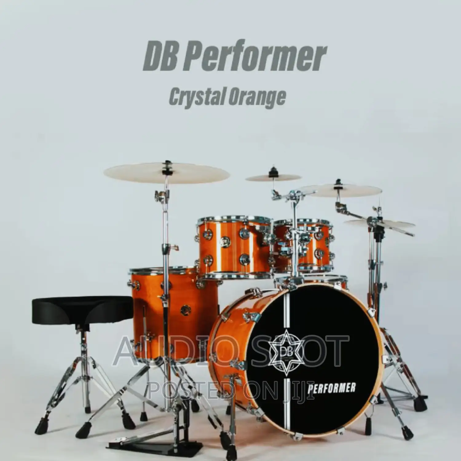 D-b Performer Professional 5pcs Acoustic Drum Set
