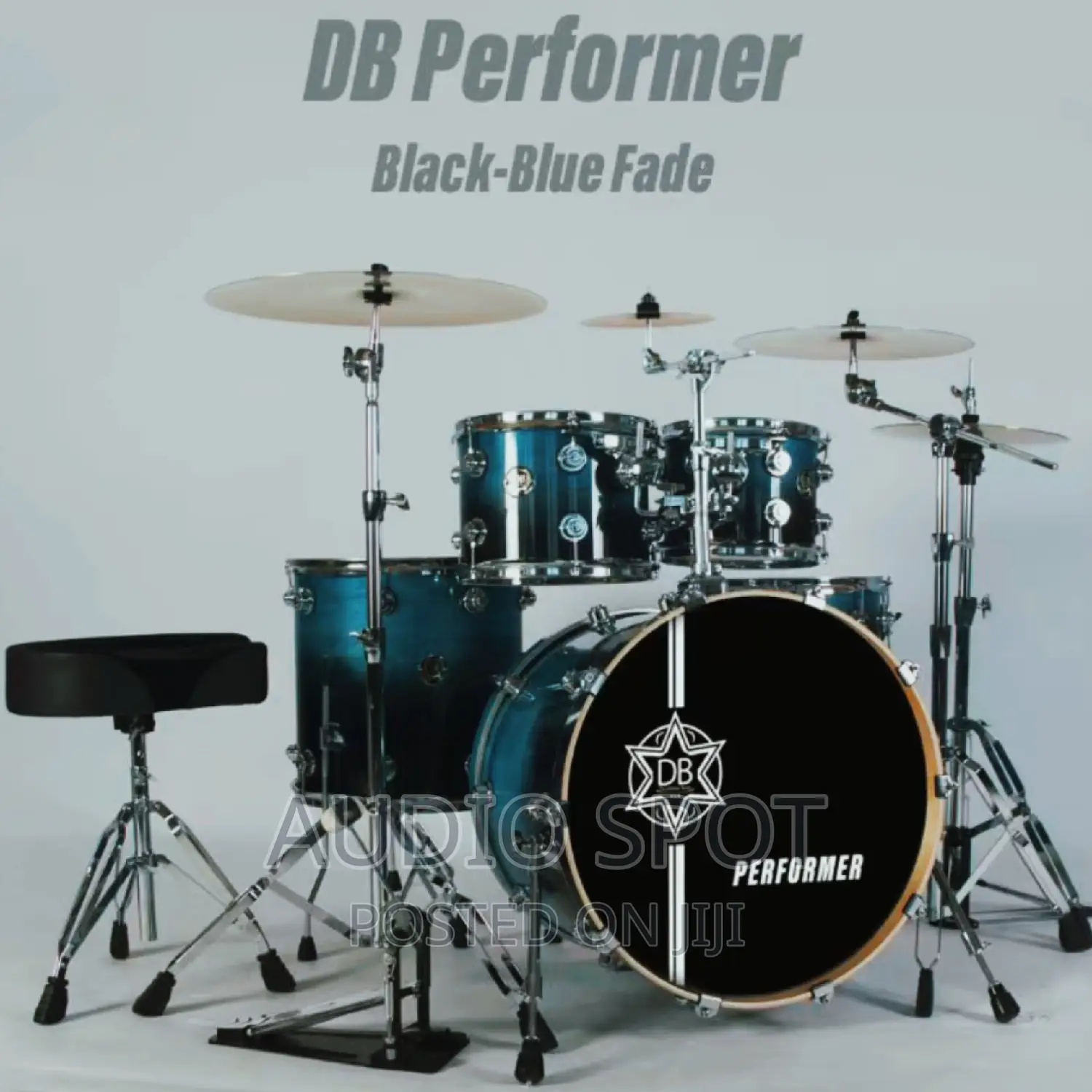 D-b Performer Professional 5pcs Acoustic Drum Set