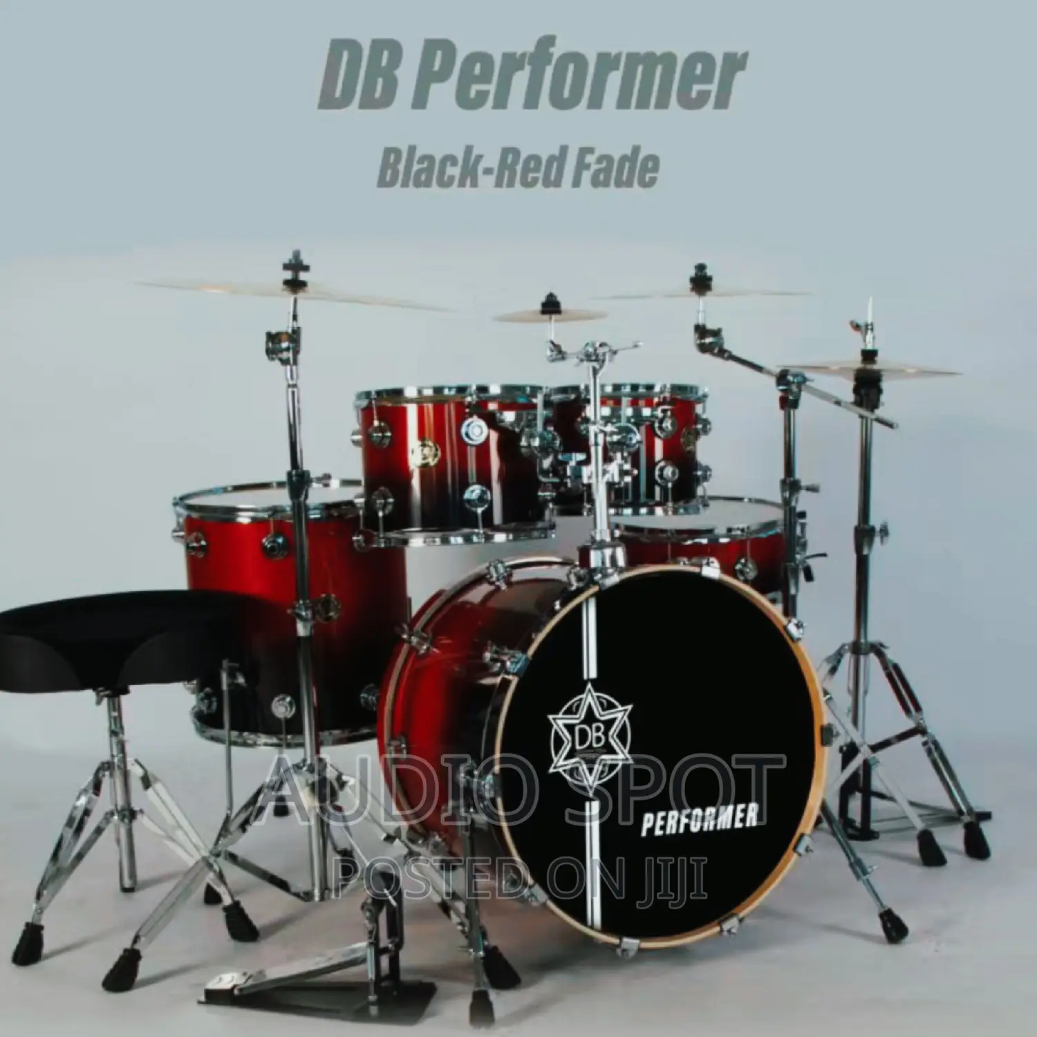 D-b Performer Professional 5pcs Acoustic Drum Set