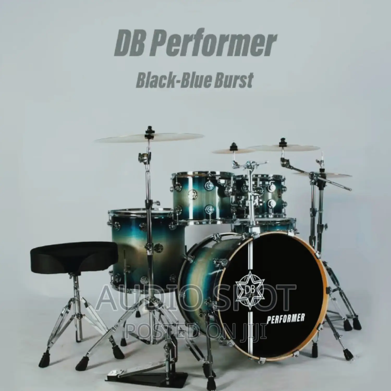 D-b Performer Professional 5pcs Acoustic Drum Set
