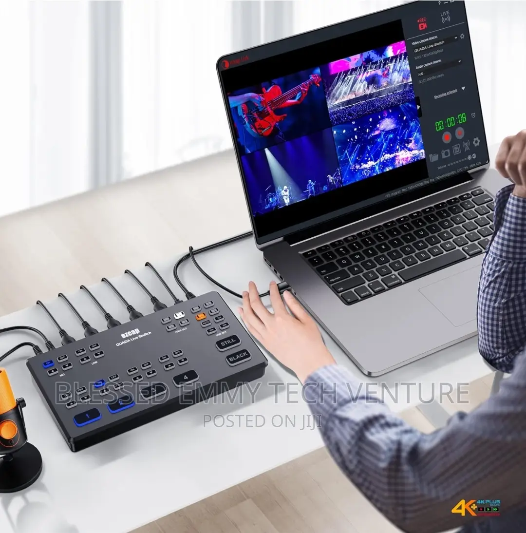 Ezcap 328 HD60 Streaming Video Switcher 4 HDMI Input 1080P