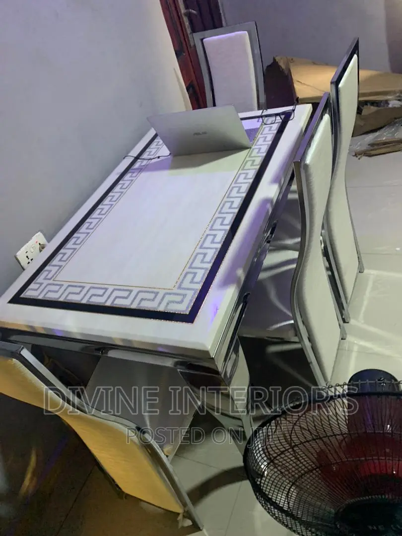 Luxurious Marble Dinning Sets by 4