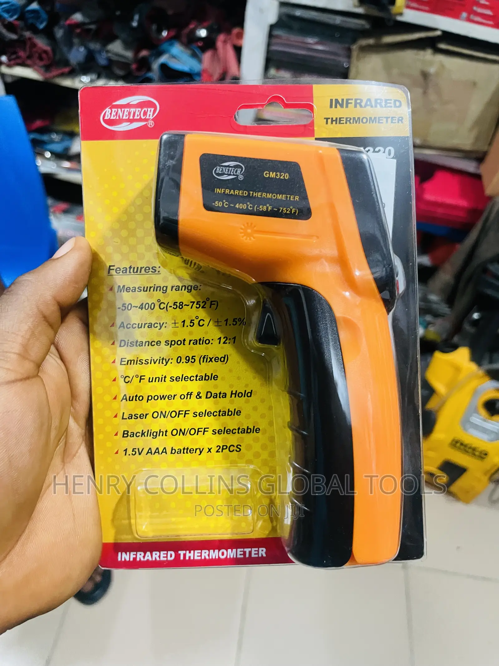 Inferred Thermometer 50-400 Degrees