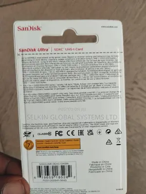 Sandisk 64gb SDXC Camera Memory Card