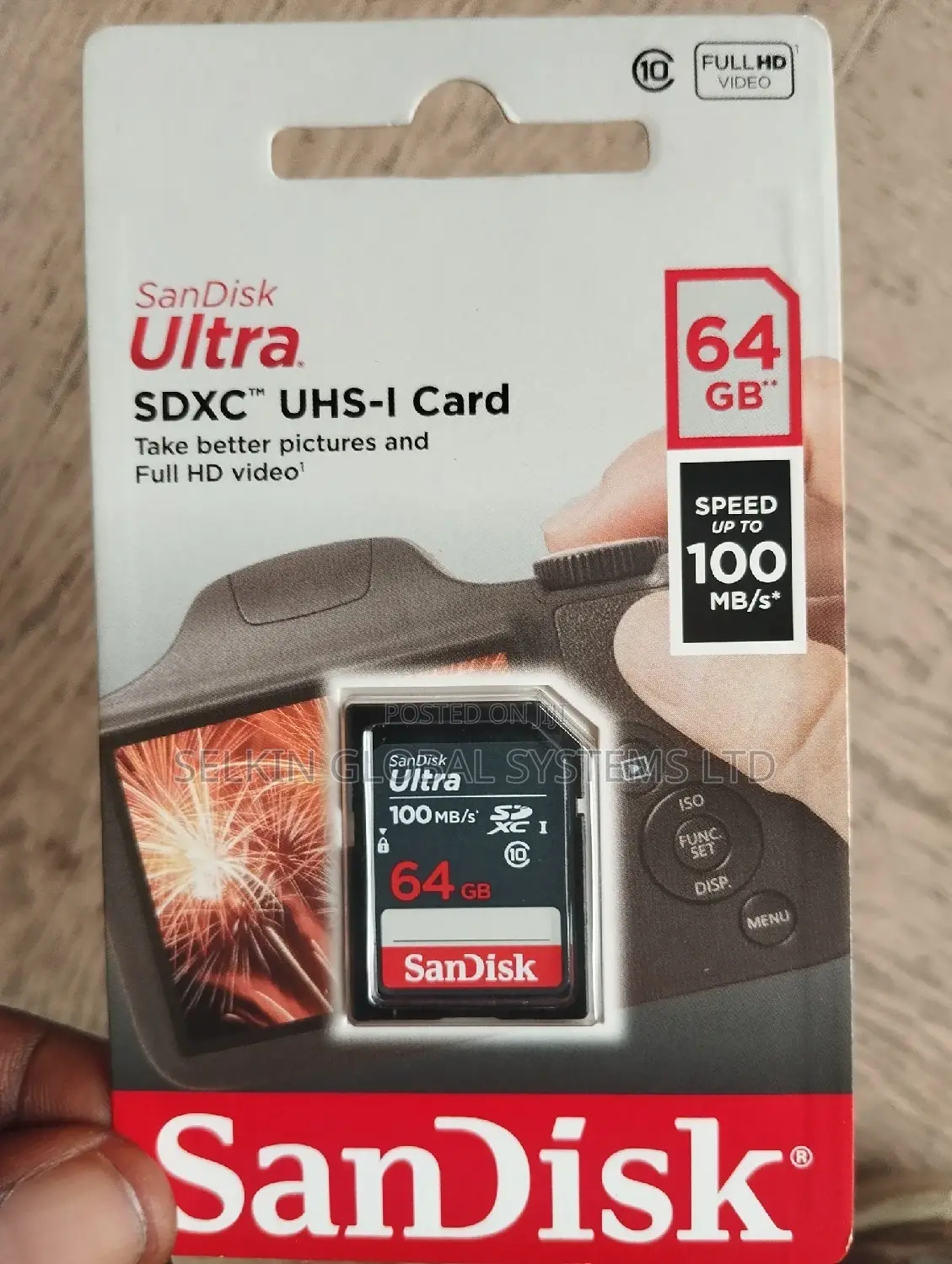 Sandisk 64gb SDXC Camera Memory Card