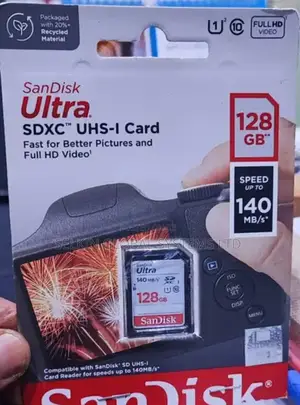 Sandisk 128gb SDXC Camera Memory Card
