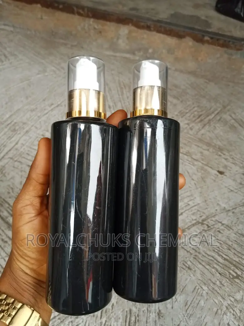 250ml Black Lotion Plastic Bottle