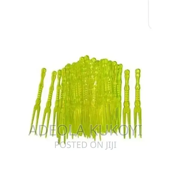 20 Packs of Disposable Plastic Fruit Fork