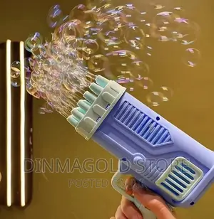 Photo - Children 32 Hole Bubble Gun Machine