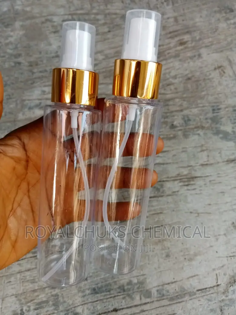 100ml Spray Bottle Gold Spray Cap