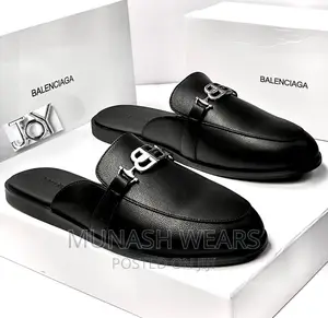 BALENCIAGA Leather Half Shoe