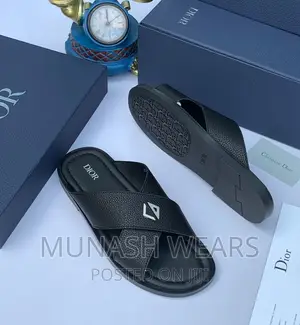 Christian Dior Leather Slipers