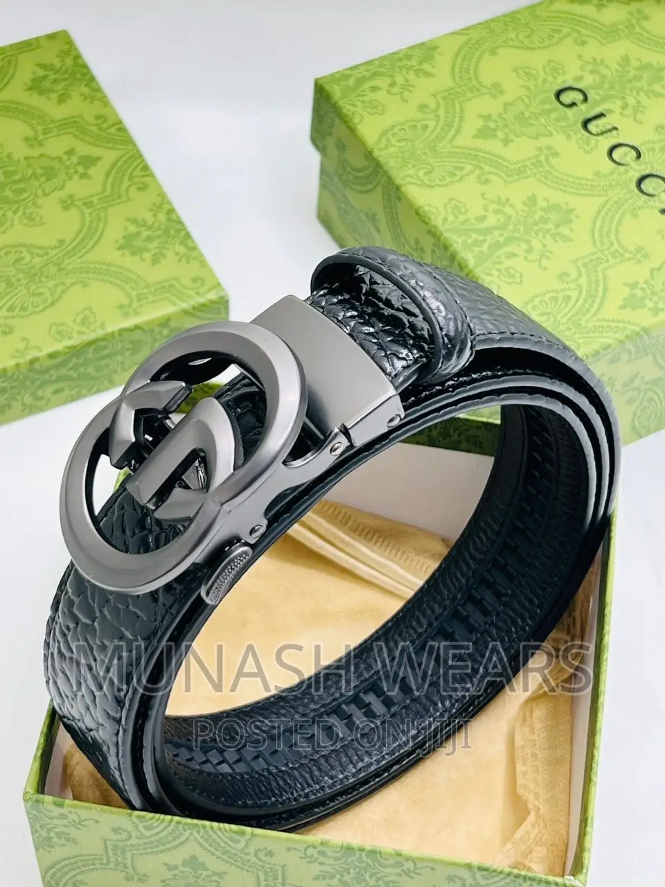 Original Gucci Leather Belt