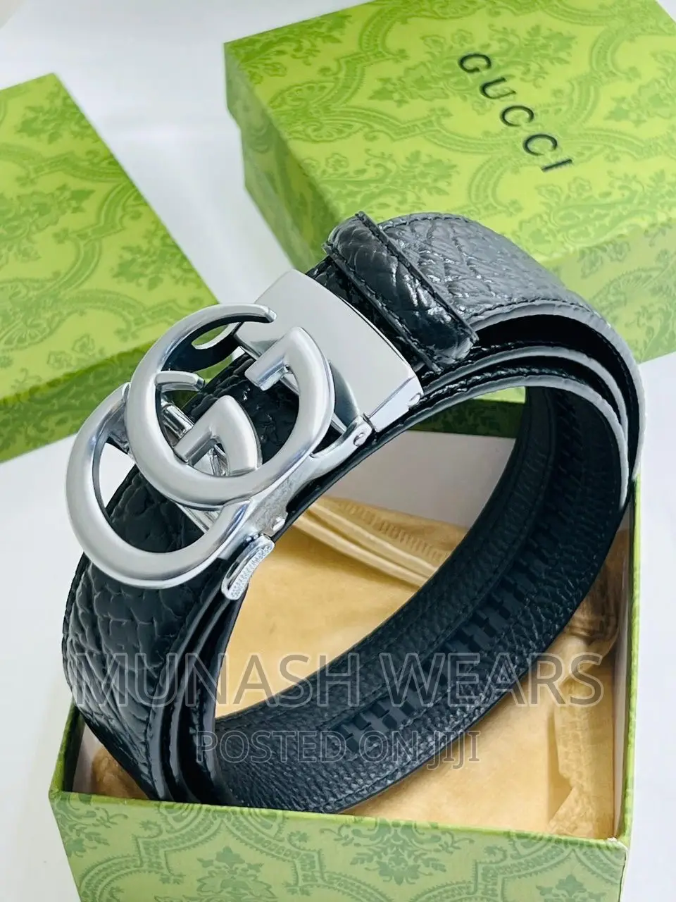 Original Gucci Leather Belt